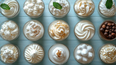 Whipped cream desserts