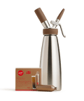 A product bundle consisting of an iSi Nitro Coffee siphon and a box of 16 iSi Nitro Chargers