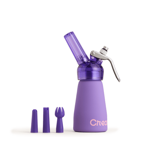 CreamRight half pint purple whip cream dispenser