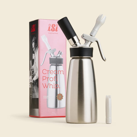iSi one pint Profi whipped cream dispenser and box