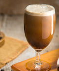 Serving of nitro cold brew coffee