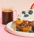 French toast with whipped cream